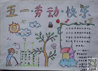 一等奖劳动主题的手抄报 一等奖手抄报
