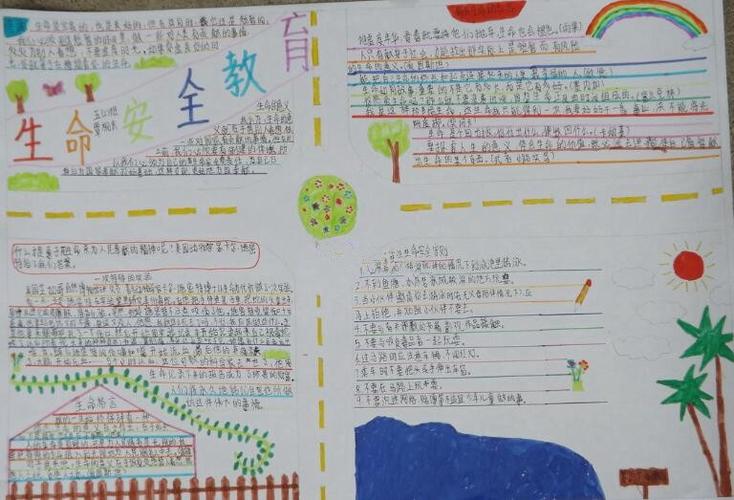 六灾一渗透一恐暴手抄报 手抄报图片大全