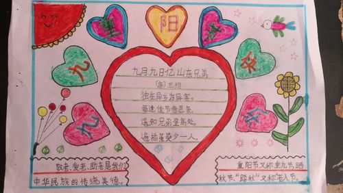 重阳节既简单又漂亮的手抄报 简单漂亮的手抄报