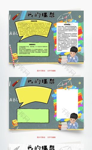 关于梦想与理想的手抄报 关于理想的手抄报