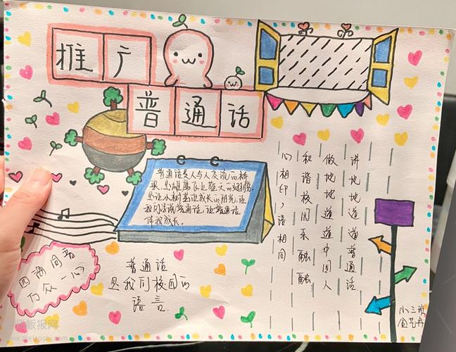 如何画好讲普通话手抄报 讲普通话手抄报