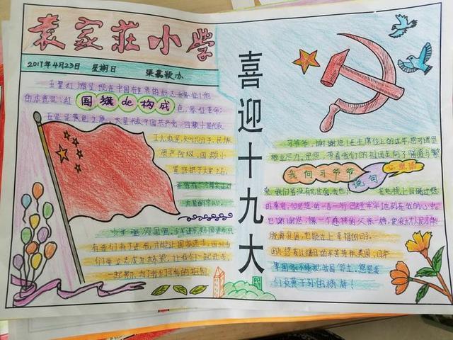 喜迎十八大的获奖手抄报 喜迎十八大手抄报