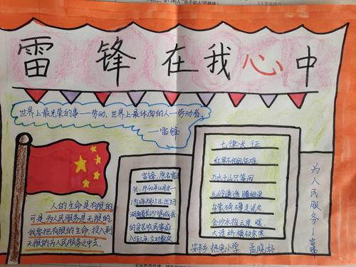 关于雷锋精神永不褪色的手抄报 雷锋精神手抄报