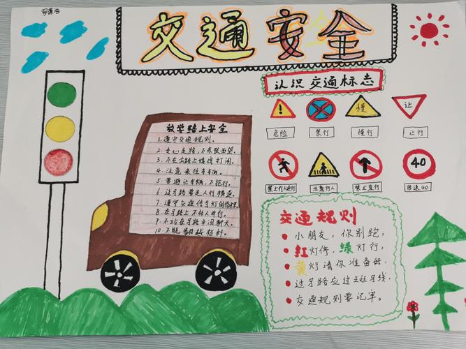 珍惜生命安全文明出行手抄报 珍惜生命手抄报