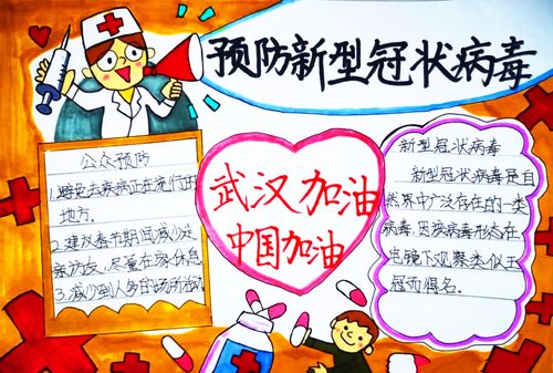 抗击新型冠型肺炎手抄报 手抄报图片大全集
