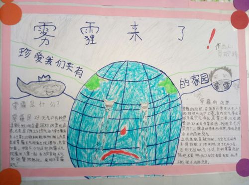 关于雾霾保护坏境的手抄报 保护环境的手抄报