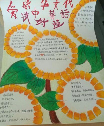 请请讲普通话手抄报 请讲普通话手抄报
