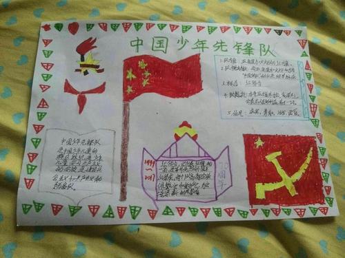 听党的话做个好队员手抄报 少先队员手抄报