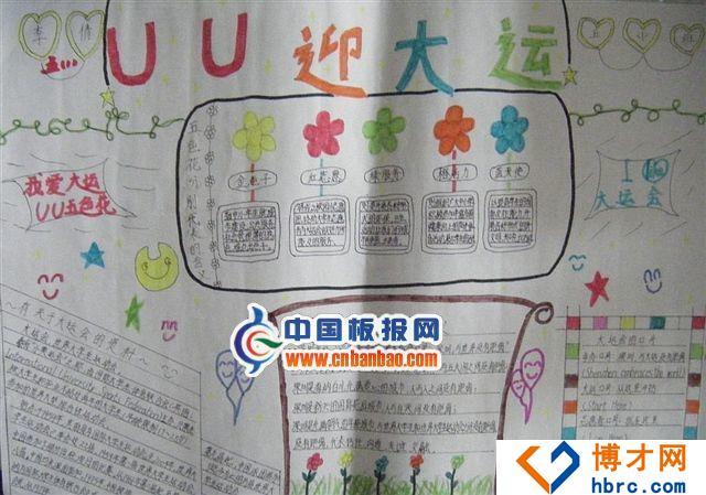 爱成都走大运手抄报 手抄报简单又漂亮