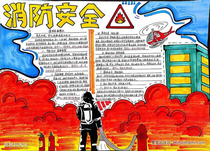 高难度119消防安全手抄报 消防安全手抄报
