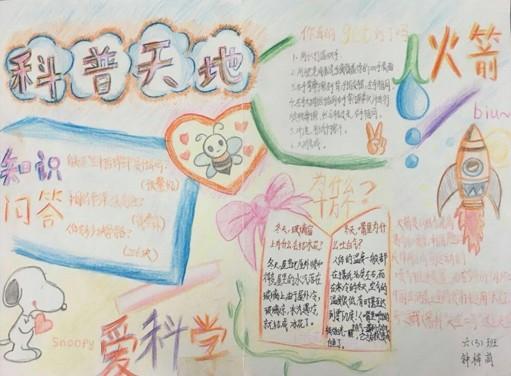 关于科普知识类的手抄报 科普知识手抄报