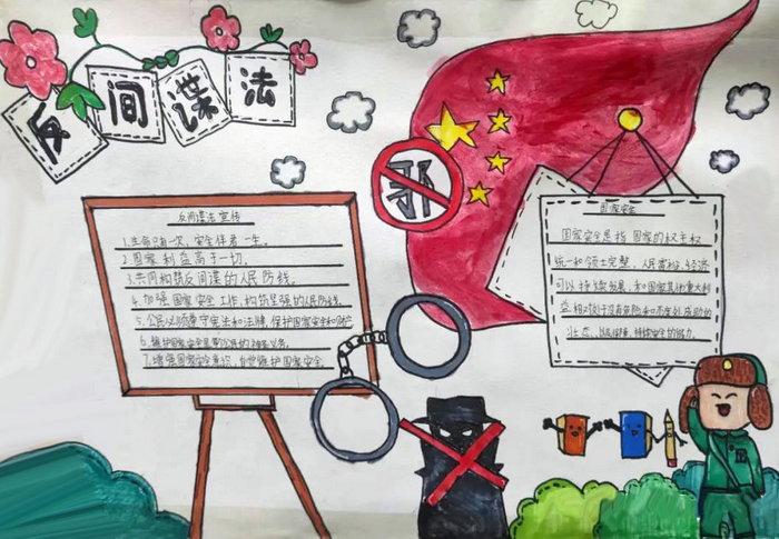 反间谍人人有责手抄报 手抄报图片大全集
