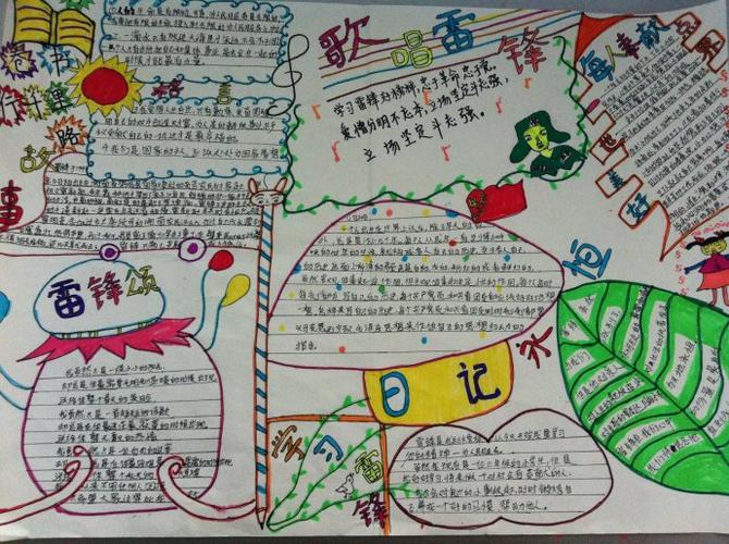 雷锋精神最好看手抄报 雷锋精神手抄报