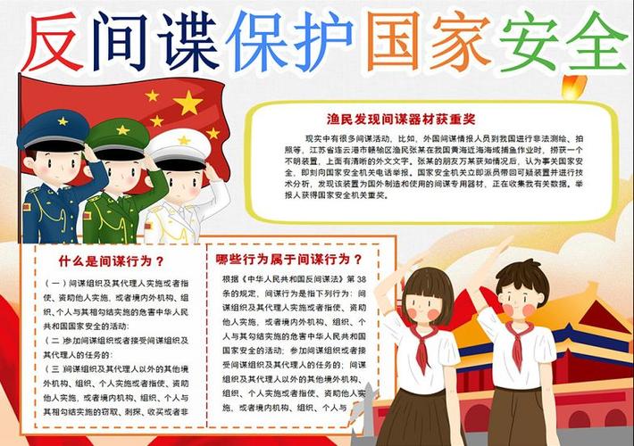 反间谍人人有责手抄报 手抄报图片大全集