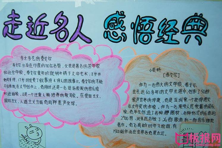 名人杰出人物手抄报 名人手抄报