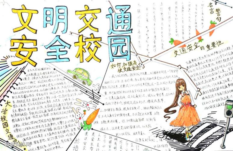 遵法守纪文明出行手抄报 文明出行手抄报