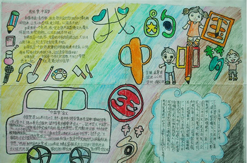 2023我的梦绘画手抄报 2023手抄报