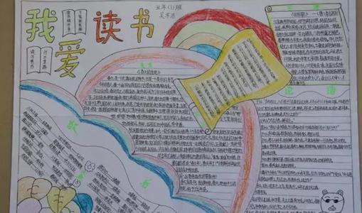 五年级我爱读书简易手抄报 我爱读书手抄报