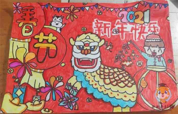 史上最全的关于春节的手抄报 我的春节手抄报