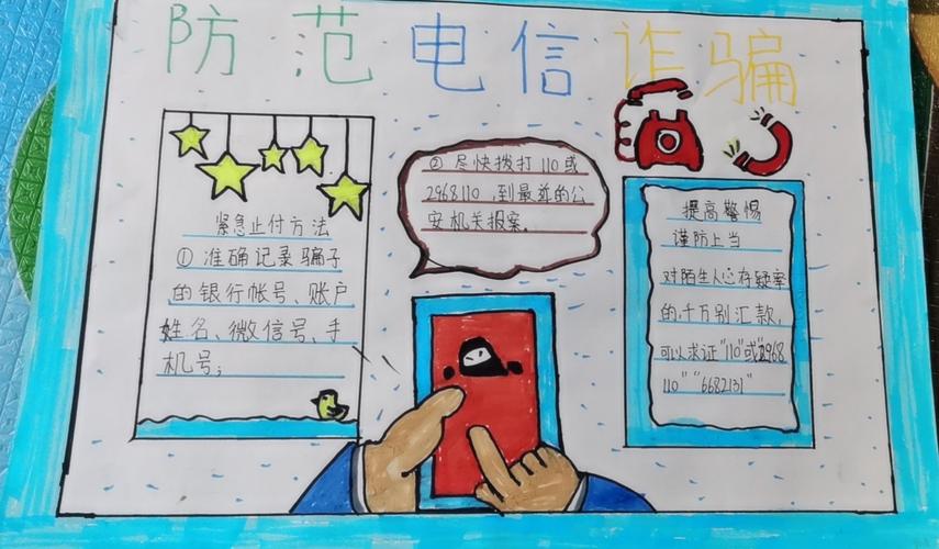 电信诈骗手抄报 手抄报图片大全