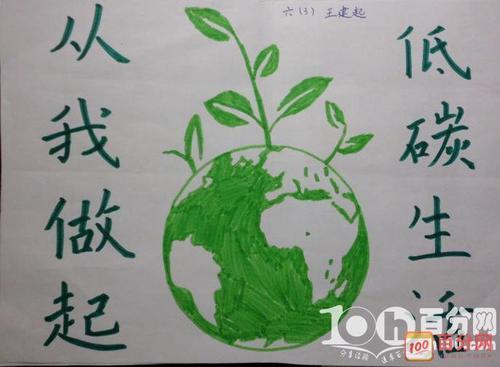 绿色低碳全面小康简单又好看手抄报 简单好看的手抄报