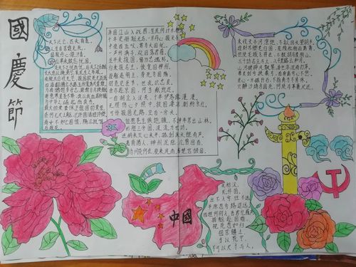 国庆1 6年级一等奖手抄报 一等奖手抄报