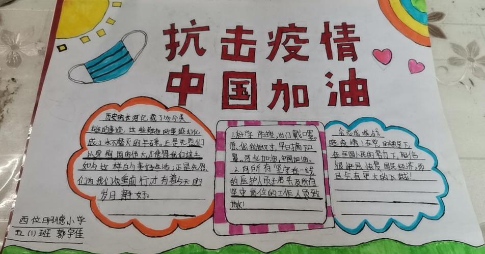 有关抗击新冠状病毒手抄报 手抄报模板大全