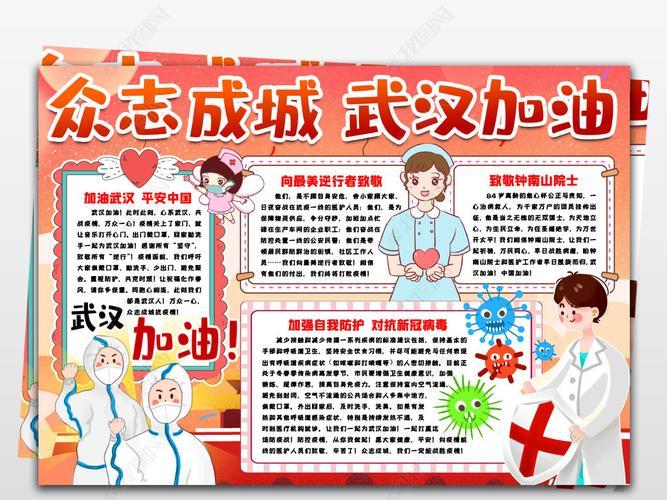 有关抗击新冠状病毒手抄报 手抄报模板大全