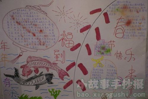 史上最全的关于春节的手抄报 我的春节手抄报