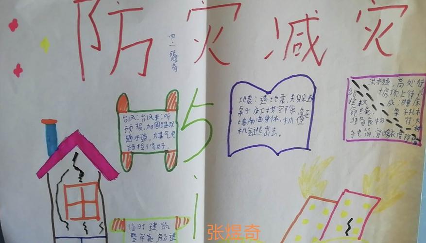 简单又漂亮的512防灾减灾日手抄报 防灾减灾手抄报
