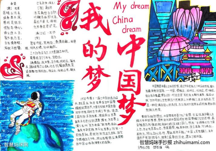 2023我的梦绘画手抄报 2023手抄报