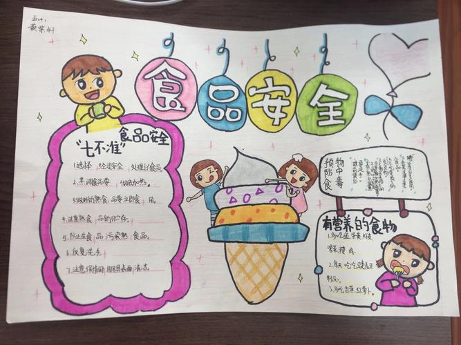 我健康我安全的手抄报 安全的手抄报