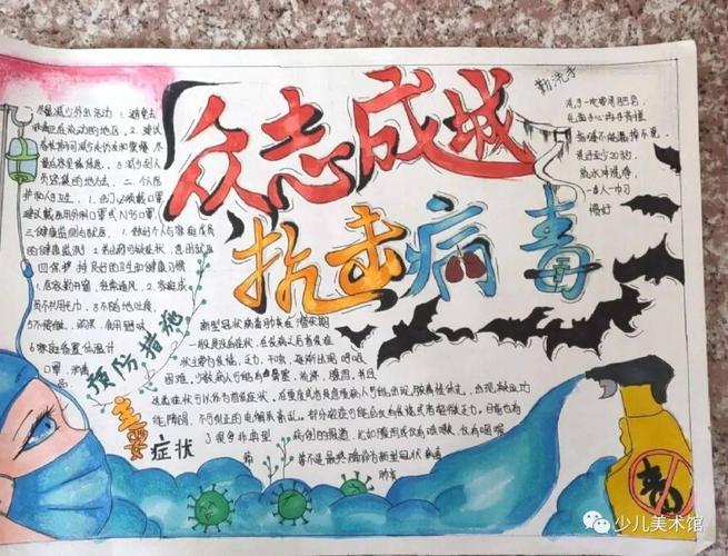 哀悼抗疫英雄手抄报 英雄手抄报