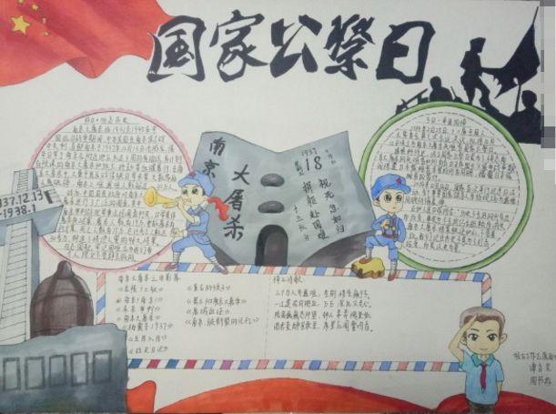 国家死难者公祭日手抄报 国家手抄报