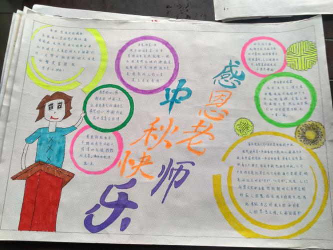 教师节和中秋节画一幅手抄报 教师节手抄报