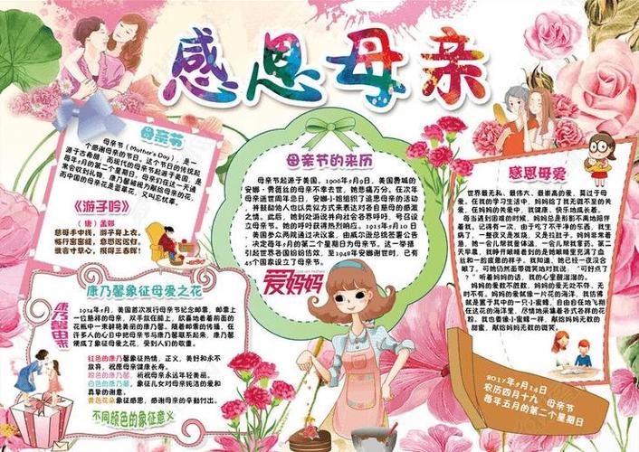 关于感恩母亲母爱永恒的手抄报 感恩母亲手抄报