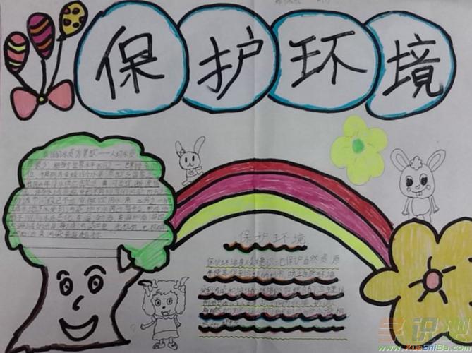 二年级超级简单的环保手抄报 简单的环保手抄报