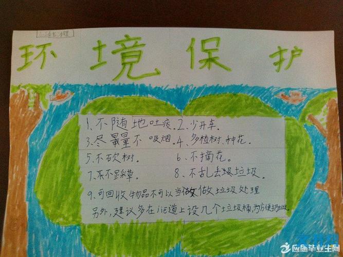 二年级超级简单的环保手抄报 简单的环保手抄报