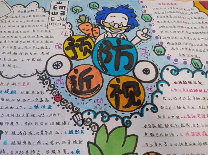 近视预防宣传教育手抄报 预防近视手抄报