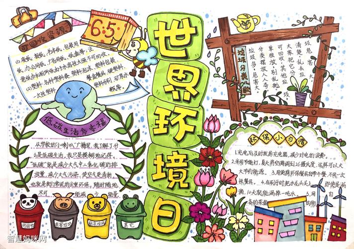 65世界环境保护日手抄报 环境保护手抄报