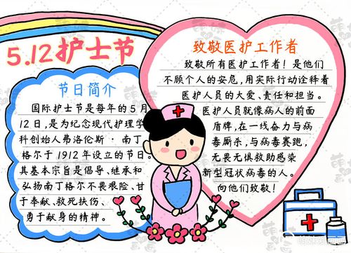 五一的白衣天使手抄报 关于五一的手抄报