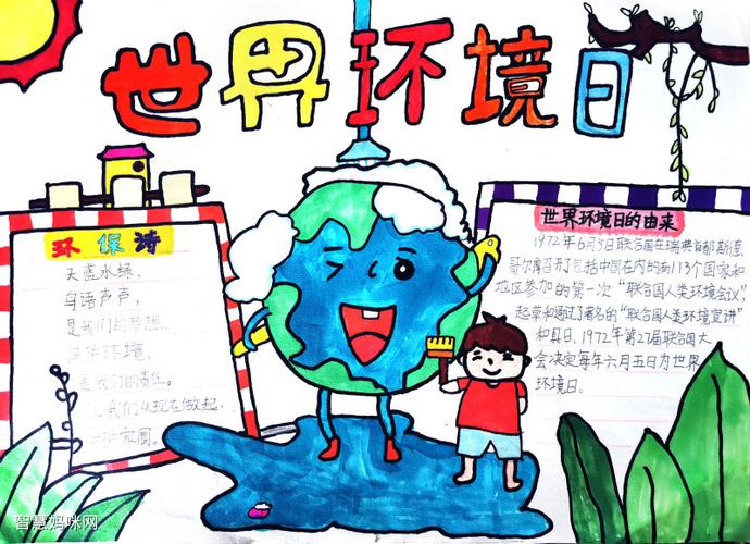 65世界环境保护日手抄报 环境保护手抄报