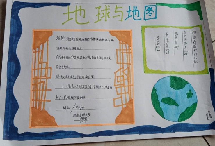 世界地理区域手抄报 地理手抄报
