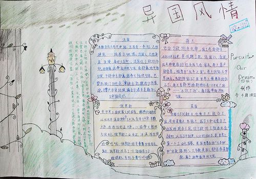语文关于异国风情手抄报 异国风情手抄报