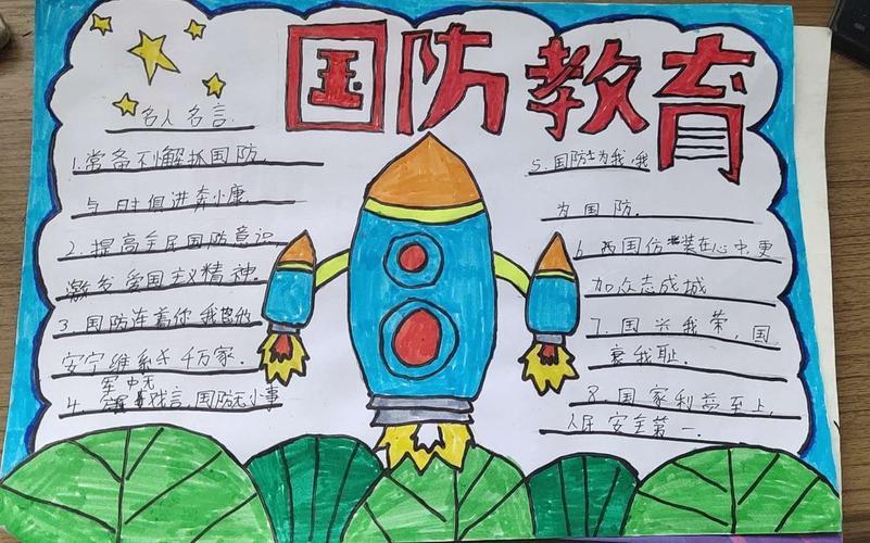 超级简单国防手抄报 超级简单手抄报