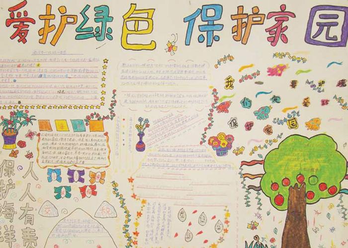 小学生版绿色环保手抄报 绿色环保手抄报