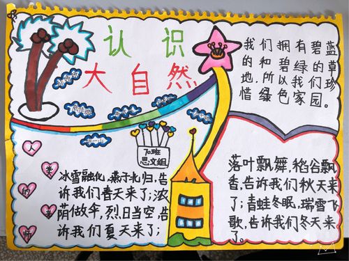 简单的大自然启示的手抄报 大自然手抄报