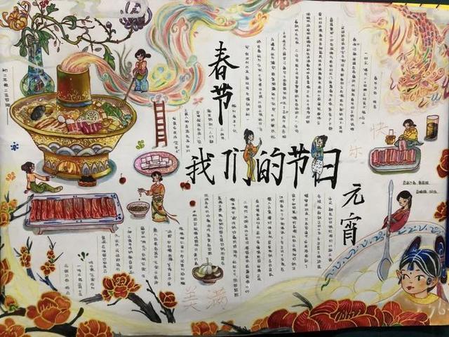 关于传统节日语文手抄报 传统节日手抄报