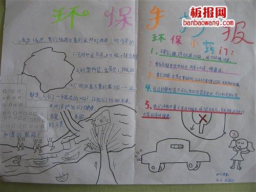 环保教育手抄报 手抄报图片大全