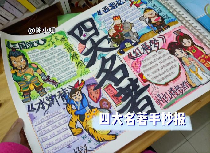 简单好看点的四大名著手抄报 四大名著手抄报